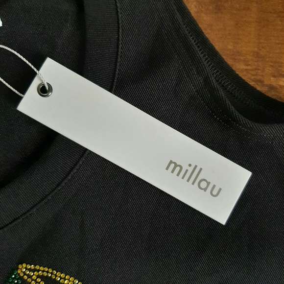 Millau Cherry Crop Top NWT Size Small - Picture 3 of 8